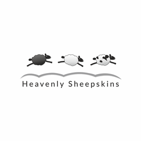 Logotype section: Heavenly Sheepskins