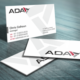 Stationery section: ADA